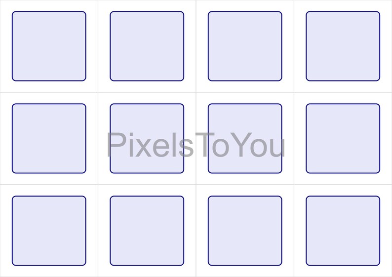 Printable Blank Flashcard Templates A4: Double-sided DIY Study Cards