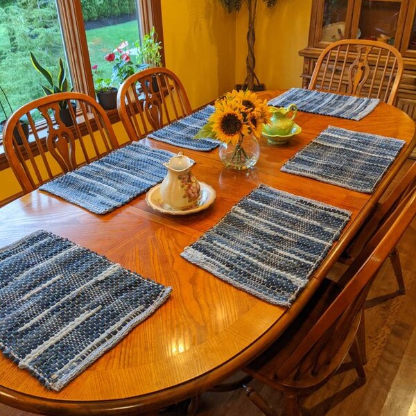Denim Placemat Etsy