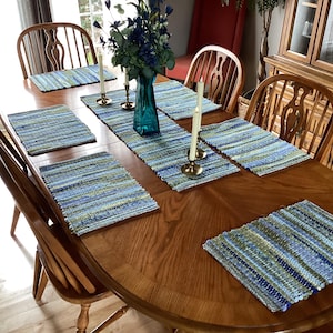 Handwoven Placemats with Matching Table Runner - Multiple Available