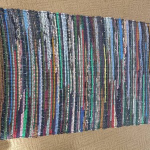 Handwoven Rag Rug Colorful Rug Hit and Miss Rug Multiple - Etsy