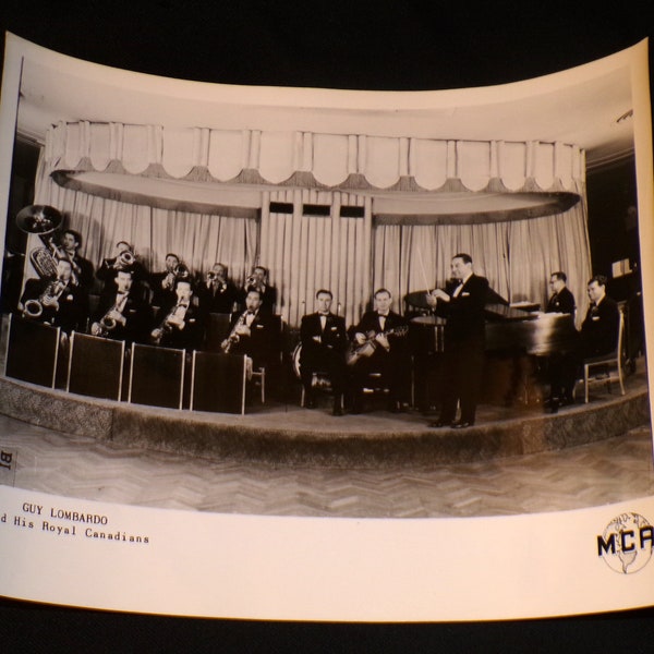 Guy Lomardo and His Royal Canadians, Studio Photo 8 x 10