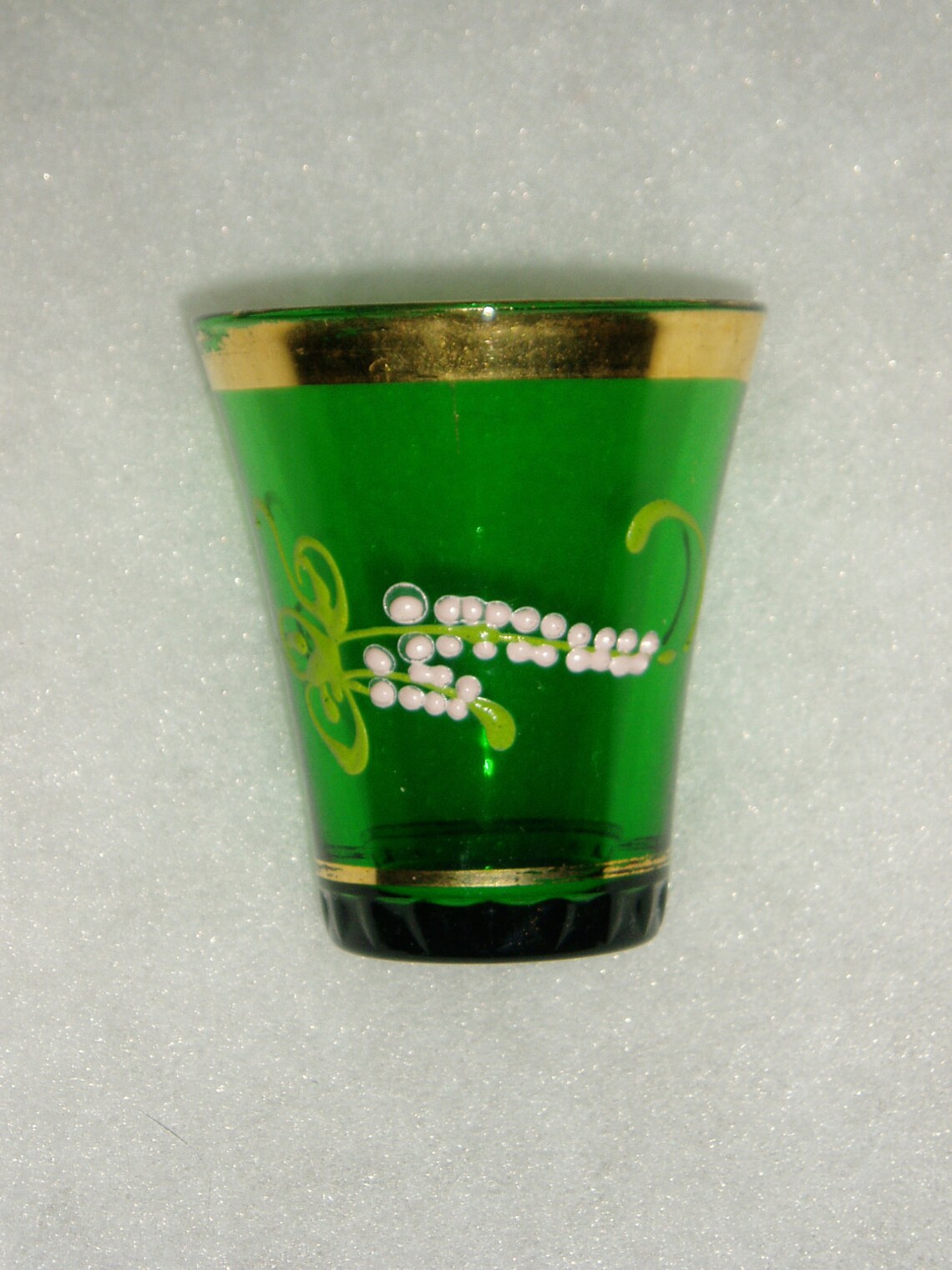 Vintage Decanter Shot Glass Drinking Set Italian Enameled Etsy