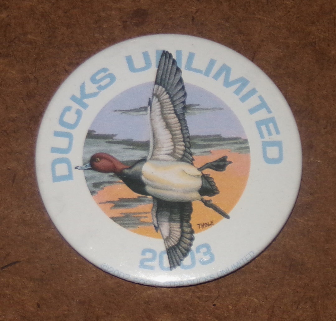 Ducks Unlimited Pinback, 2003, DU Etsy