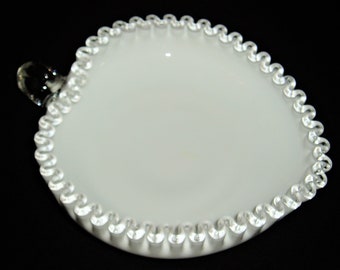 Fenton Silver Crest Heart-Shaped Handled Relish