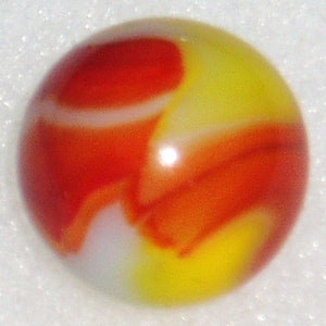 Peltier Ketchup & Mustard, NLR National Line Rainbo, .690&quot;  Antique Marble, Free USA Shipping