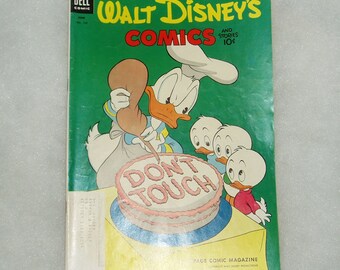 Walt Disney Comic No. 153, Donald Duck, Mickey Mouse, more.  c. 1953