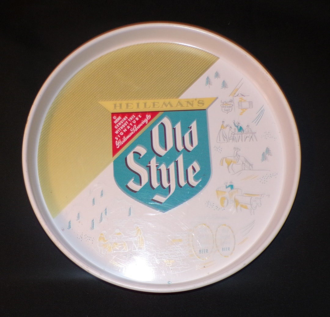 Heileman's Old Style Beer Tray Etsy