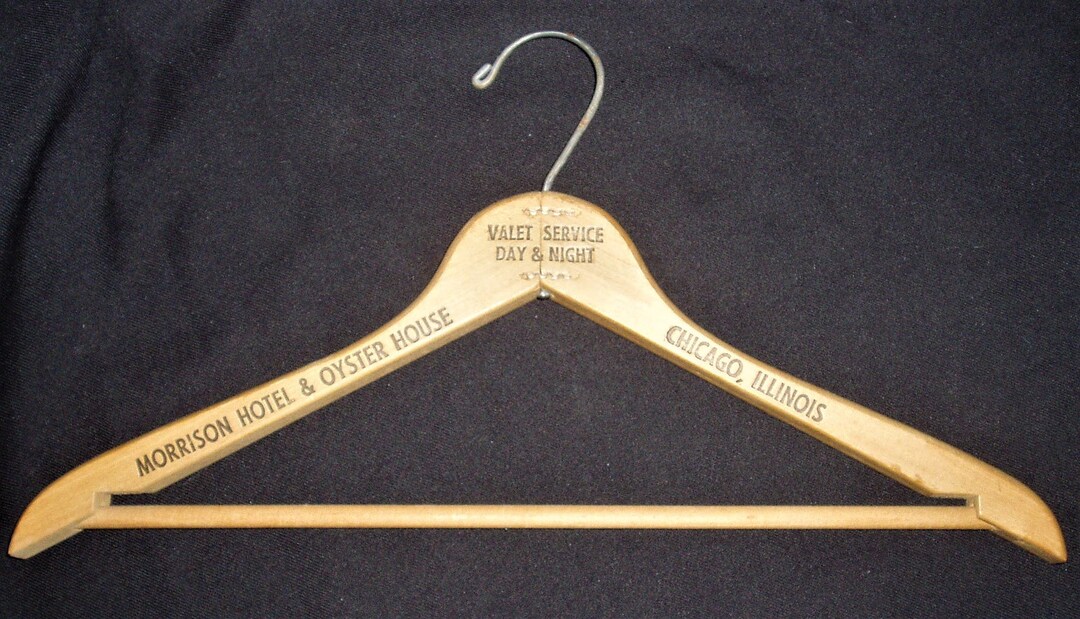 Vintage Wood Hanger, Morrison Hotel & Oyster House Etsy