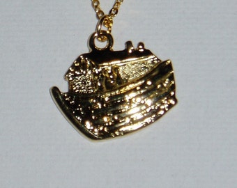 John Wanamaker Vintage Boat Necklace, New Old Stock