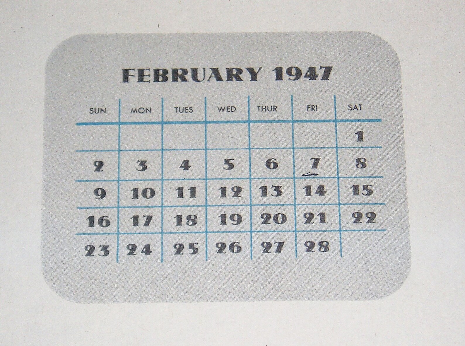 Pinup Calendar Page Esquire February 1947 Vargas Etsy
