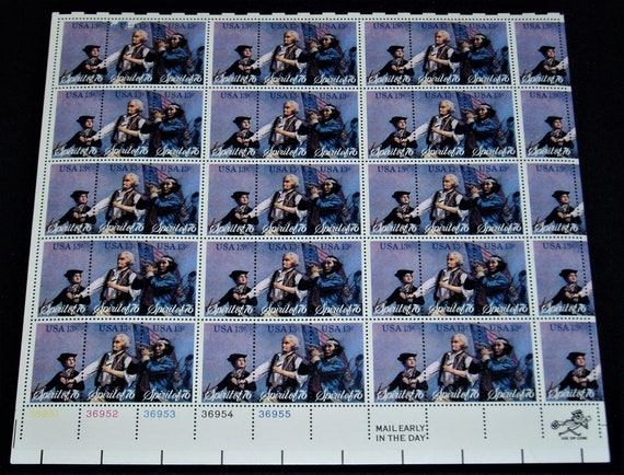 米国郵便切手、フルシート #1629-31 スピリット オブ '76 - Etsy 日本