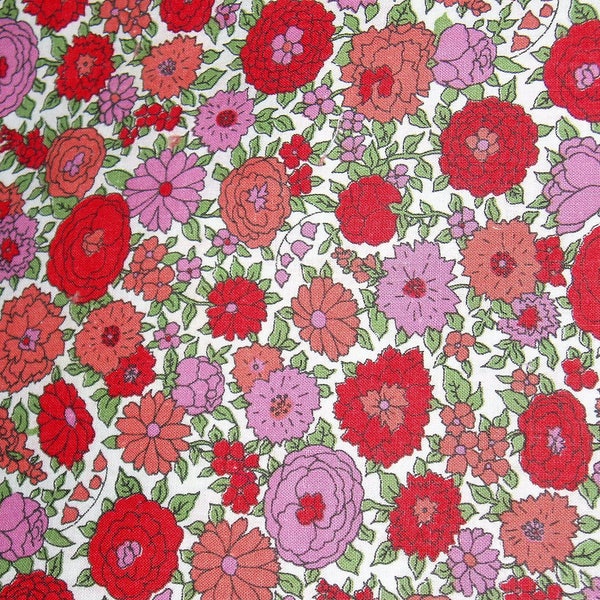 Pre-Cut Fabric Squares, 18 x 18, Floral Feedsack