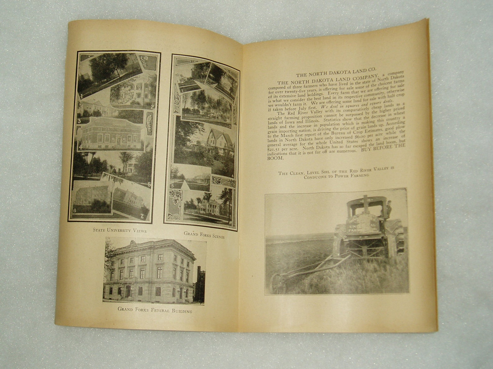 Red River Valley Farm Sale Advertising Brochure, C. 1920 Etsy