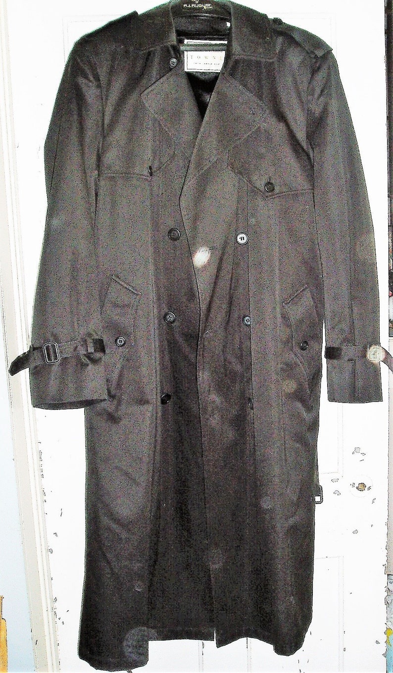 Vintage Towne London Fog Trench Coat Zippered Liner Size 44 - Etsy