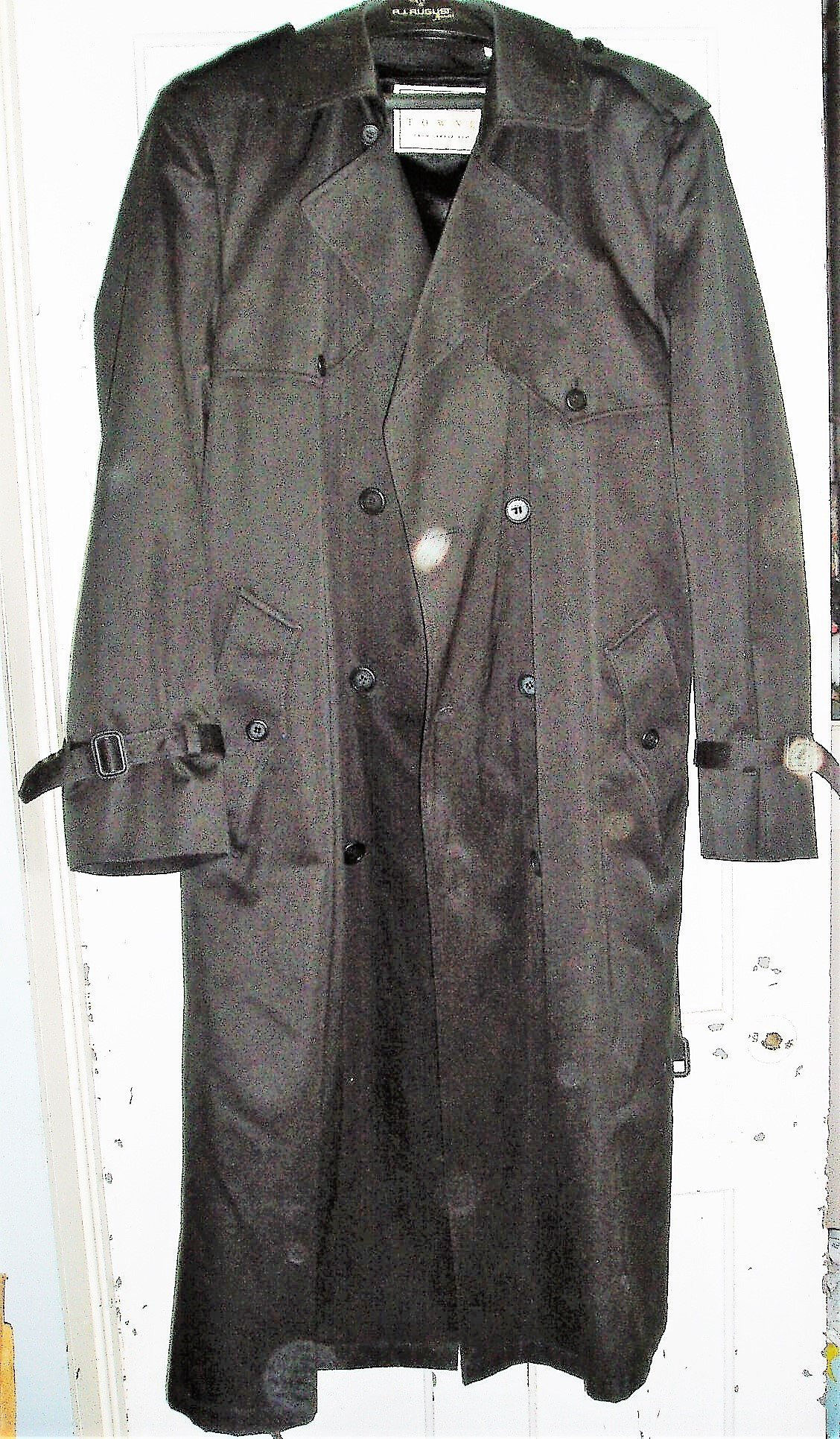 Vintage Towne Fog Trench Coat Zippered Size 44 - Etsy