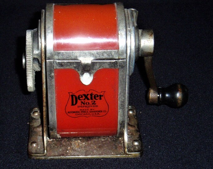 Dexter No. 2 Pencil Sharpener, 1920's Etsy