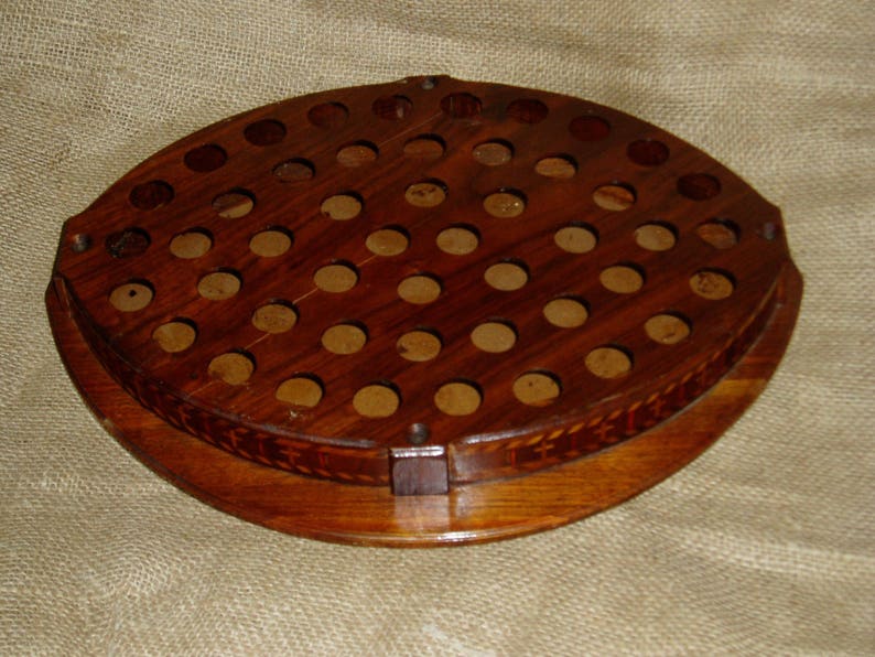 Antique Wood Inlaid Marquetry Communion Tray Folk Art Etsy