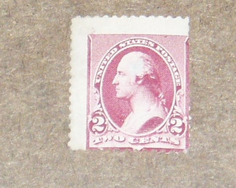 USA Mint Stamp, 219D Lake 2c Washington, c. 1890