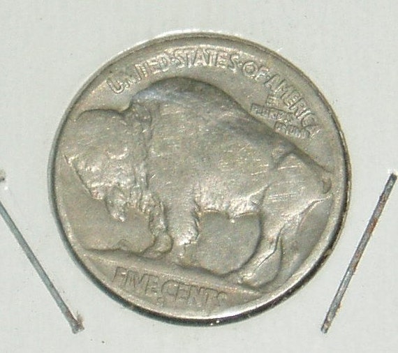 Buffalo Indian Nickel Key Date 1921 S Vg Free Usa Shipping Etsy