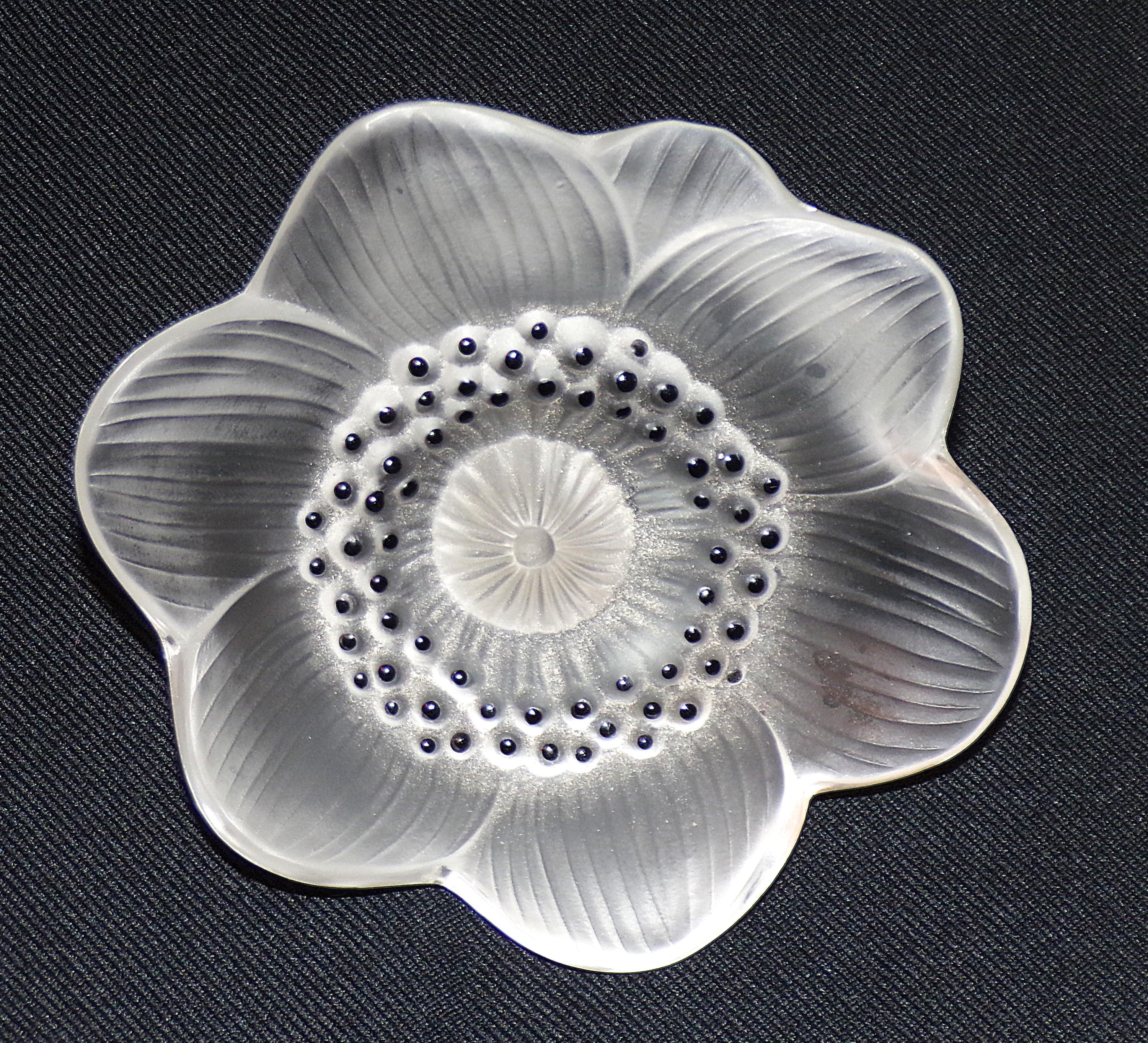 Lalique Glass Flower - Etsy