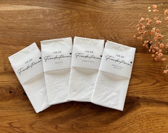 Tears of joy banner made of transparent paper | Personalized | Wedding | Handmade | Without handkerchief
