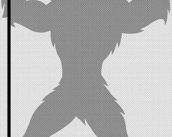 8ft Tall Werewolf template Halloween Template Printable Trace And Cut Halloween Silhouette Outdoor Halloween Stencil Yard Decor Halloween