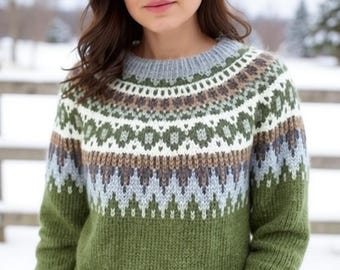 Pull au crochet PDF Patron crochet Lang yarns | Le crochet de Plume