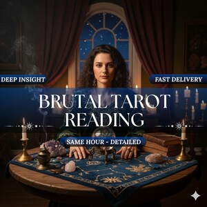 Brutal Tarot Reading: Honest Personalized Insight (PDF Report)