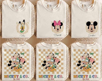 Mickey & Co 1928 Retro Shirt, Disneyland Vacation Tee, Daisy Donald Goofy Family Matching Shirt, Mickey and Friends Disney Gift T-Shirt