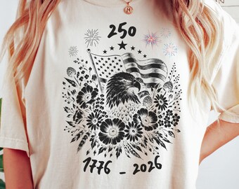American 250th Anniversary Shirt Patriotic Hoodie American 1776 Sweatshirt Fourth Of July Vintage USA
