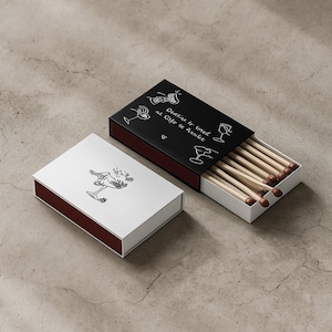 Custom Printed Matchboxes: Wedding Favors, Bulk Event Favors, Made in UK