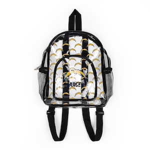 Clear Stadium Backpack: Water-Resistant PVC, Concerts & Game Days