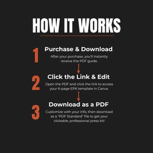 Canva EPK Template for Musicians – Editable Press Kit (PDF) image 9