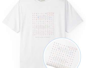 Pastel Word Search T-Shirt | Hidden Words Puzzle Tee