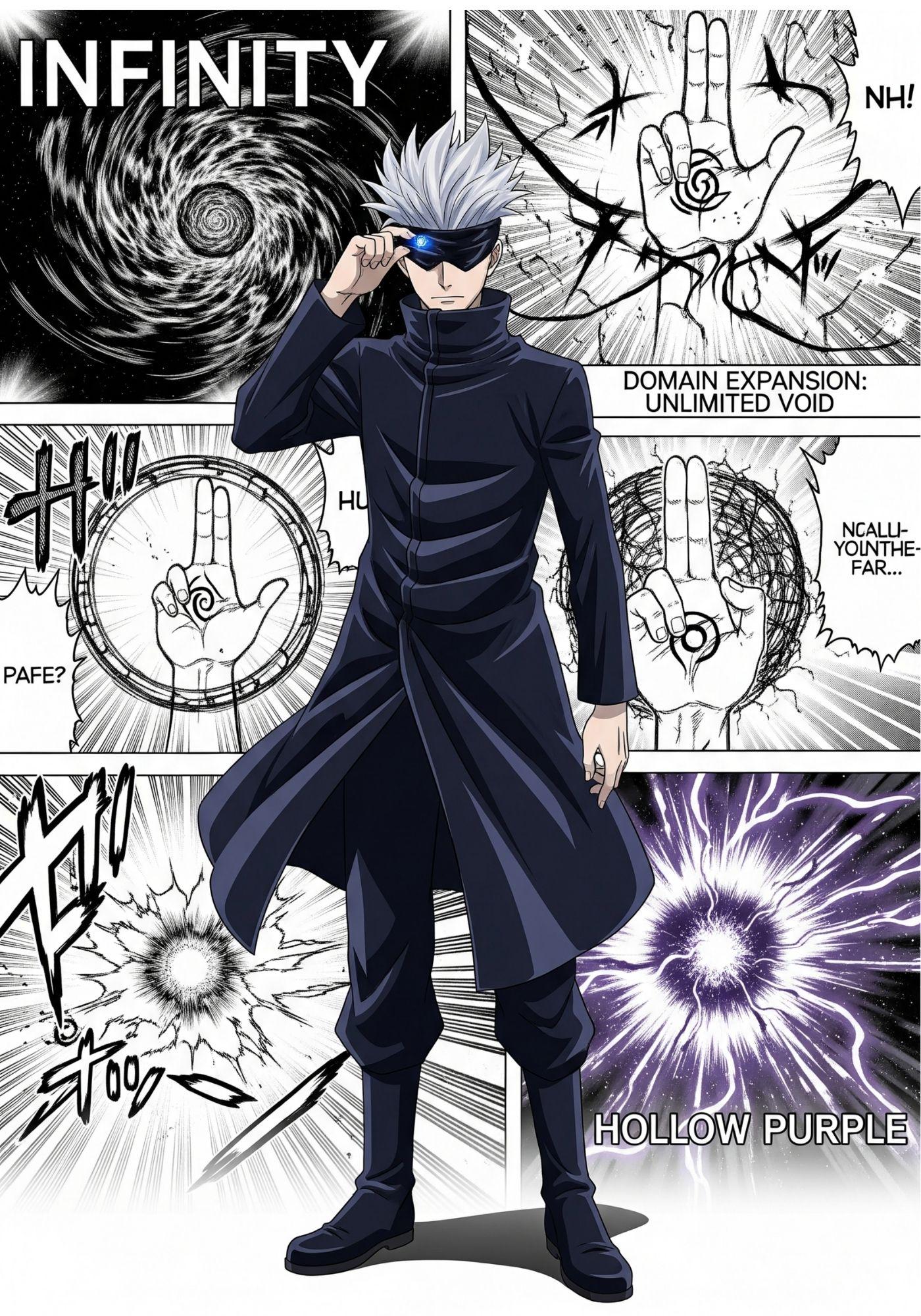 コミック・アニメ Jujutsu Kaizen Satoru Gojo il_fullxfull.7545284744_aaz7.jpg