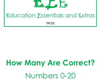 How Many Are Correct? - Numbers 0-20