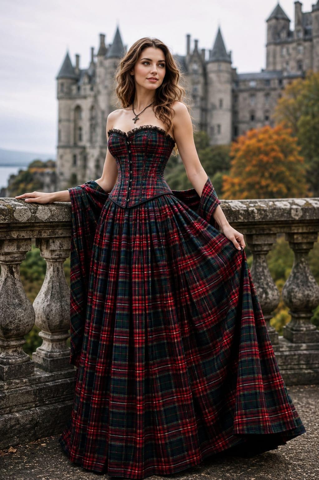 scotland formal dress Scottish Woman Dresses women's traditional scottish clothing