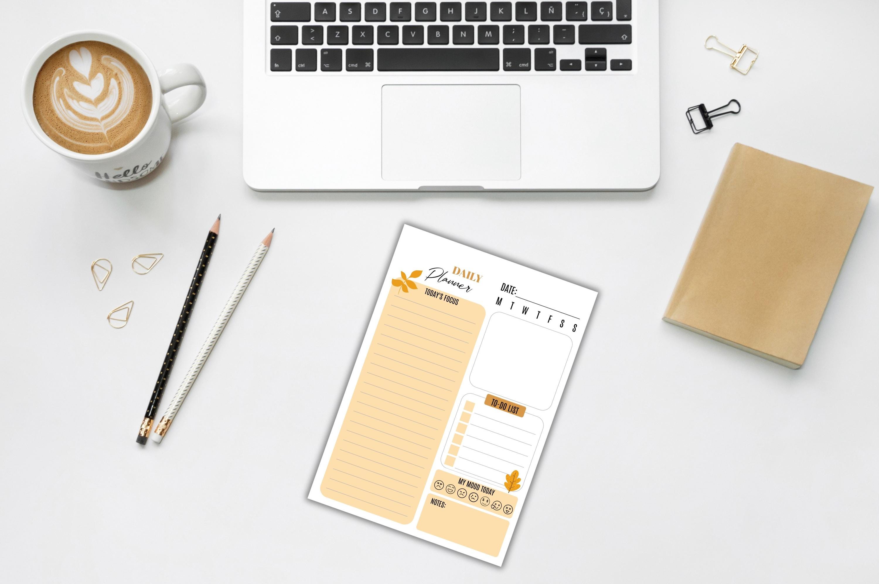 Daily Planner Printable Colors - Etsy