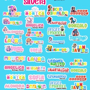 Etichette modificabili per il ritorno a scuola #3 | Etichette scolastiche | Adesivi per il ritorno a scuola