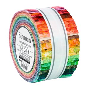 Kaufman Printed Rollup , RU-1185-40, SIENNA, Rollup, Jelly Roll, Strip