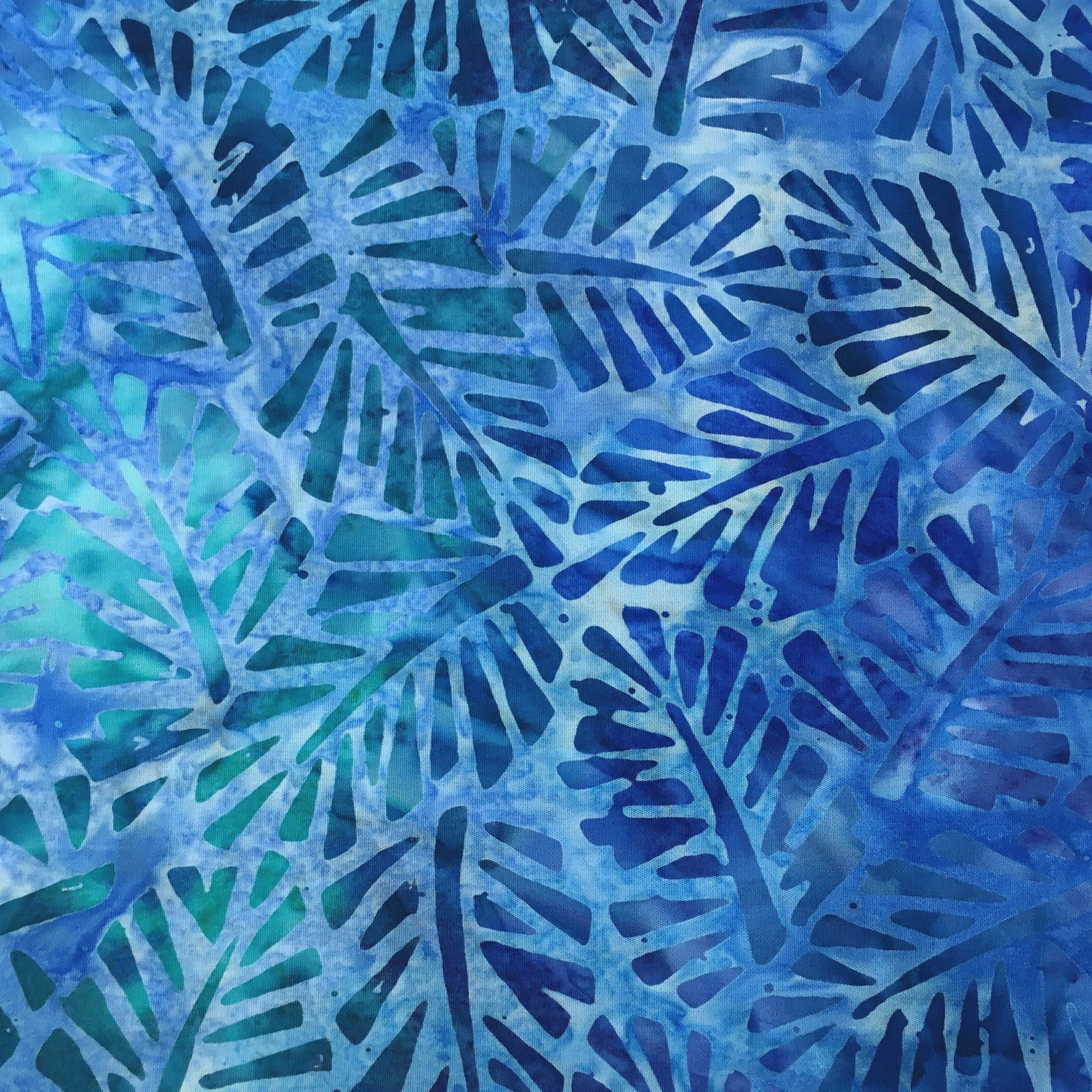Robert Kaufman Batik Fabric, AMD-21985-279 RAIN, 1/2 Yard, Quilting, Batik, Clothing