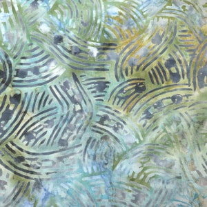 Timeless Treasures Tonga Batik Fabric, 1/2 Yard, TONGA-B1603 COAST, Quilting, Batik, Sewing