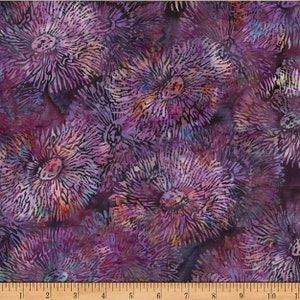 Hoffman Jelly Fish Batiks by McKenna Ryan, By The Half Yard, MR45-88-Boysenberry