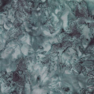Island Batik Fabric, SHADOW, Bodacious Blacks, By The Half Yard, Dark Gray