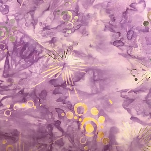 Timeless Treasures Tonga Batik Fabric, 1/2 Yard, TONGA-B8785 ORCHID, Quilting, Batik, Sewing