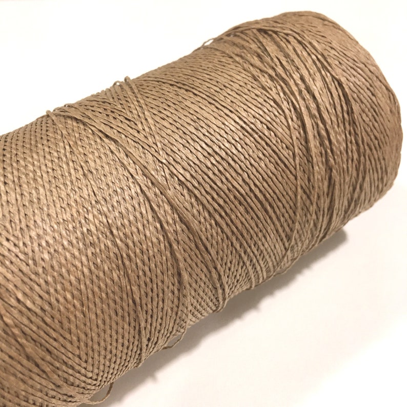 Vintage Brown Paper Yarn 14 / Ounces Including Tube Etsy