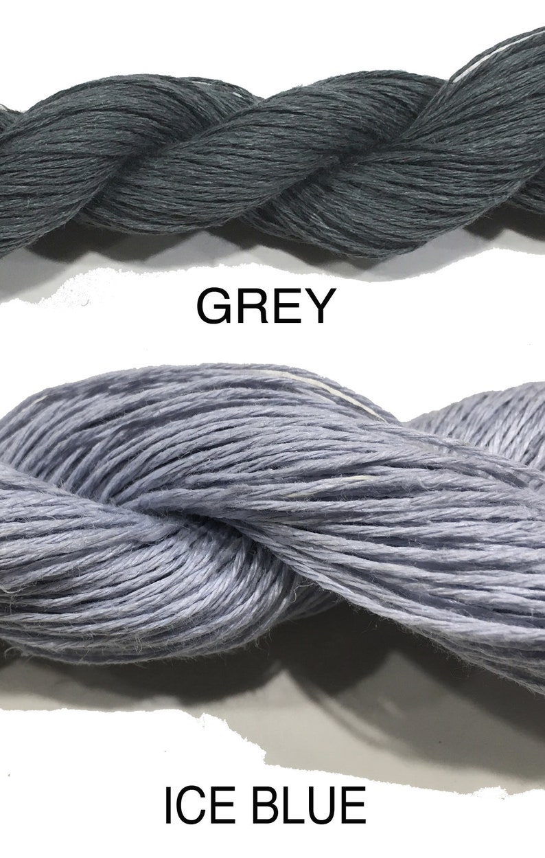 Crochet DK Weight 10 Skeins Knitting Weaving Flax Yarn 50 Gram Skeins