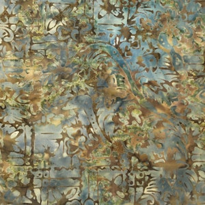 Timeless Treasures Tonga Batik Fabric, 1/2 Yard, Tonga-B8380 SAGE, Quilting, Batik, Sewing