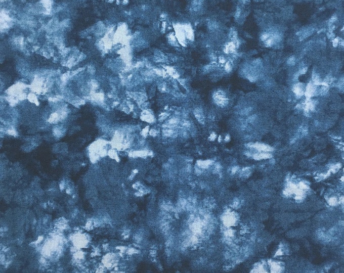Kaufman Shibori Blues Fabric by the Half Yard Quilting - Etsy