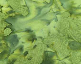 Island Batik Fabric, 1/2 Yard, BASICS, Ivy, By The Half Yard